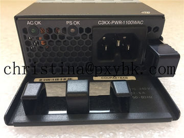China Interruptores de la fuente de alimentación del servidor de Cisco C3KX-PWR-1100WAC WS-C3750X/WS-C3560X, fuente de alimentación del estante del servidor proveedor