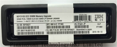 China sistema X3650 M4 de la memoria 1333MHz LP LRDIMM 90Y3105 IBM del servidor de 32GB Ddr3 en fuente del cc de la venta proveedor