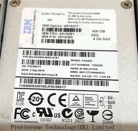 China IBM 400gb 6gb Sas disco duro del SSD de 2,5 pulgadas para el almacenamiento Exp2524 49y6077 49y6081 del sistema del servidor proveedor