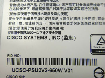 China CA de la fuente de alimentación UCS 650w KMJ Cisco Ucsc-Psu2v2-650w V2 de la fuente de alimentación del servidor de los servidores de la serie C proveedor