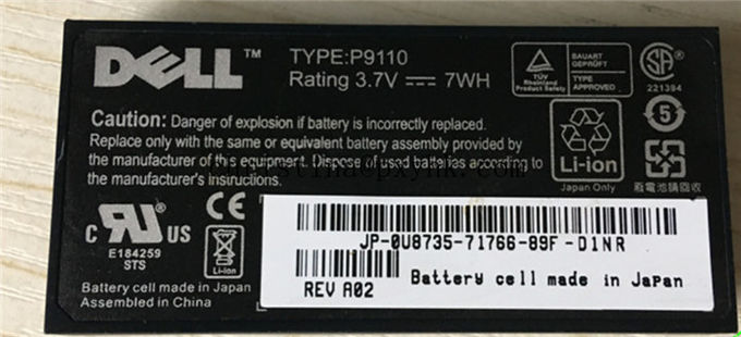 Tarjeta elegante RAID PERC 6I 0NU209 U8735 R610 R710R410 de la batería del arsenal de DELL