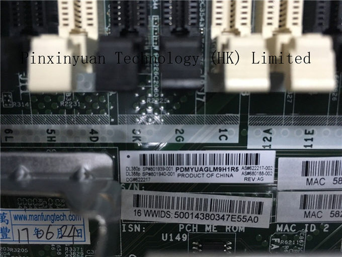 801939-001 placa madre del servidor, cuadro de sistema de la placa madre para el servidor 732143-001 de HP Proliant DL380p Gen8 G8