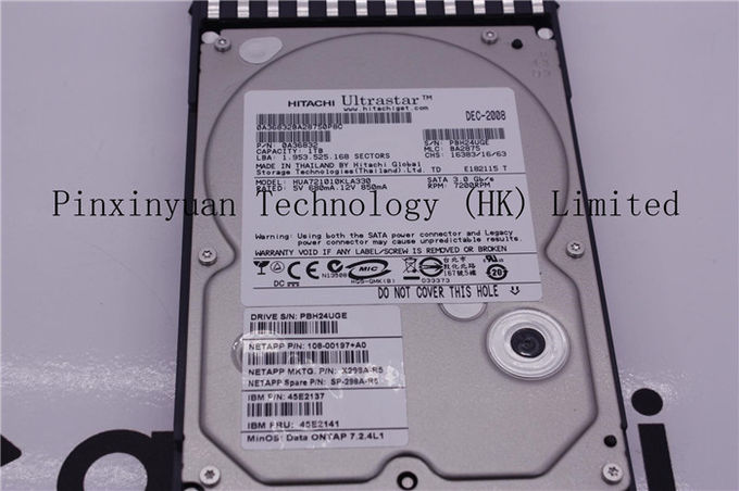 La unidad de disco duro de Netapp X298A-R5 1TB 7.2K SATA puso a cero FAS2020 FAS2040 FAS2050