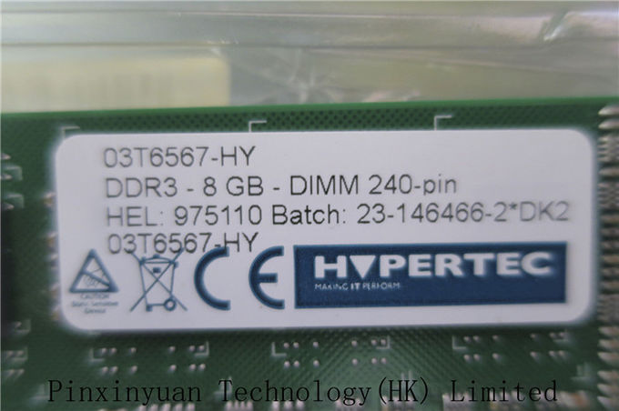 No-ECC inseparado 03T6567-H del Ram DIMM 240-Pin 1600MHz PC3-12800 del servidor de Hypertec Ddr3