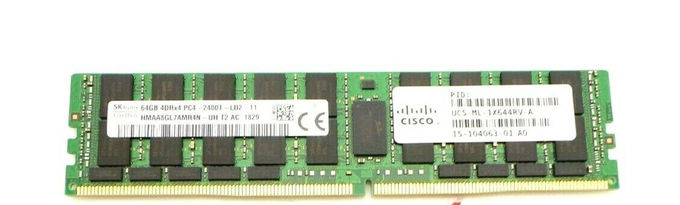Fuente de alimentación del servidor del ECC de LRDIMM UCS-ML-1X644RV-A Cisco 64GB compatible DDR4-2400Mhz 4Rx4 1.2v