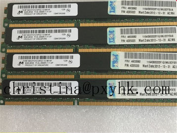 China Barra de la memoria del servidor del registro del ECC de IBM 46C0582 43X5320 8GB 4Rx8 PC3L-8500R proveedor