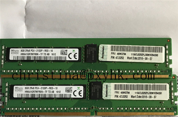 Ram TruDDR4 PC4 RAM 46W0792 46W0794 47J0252 del servidor de IBM 8gb