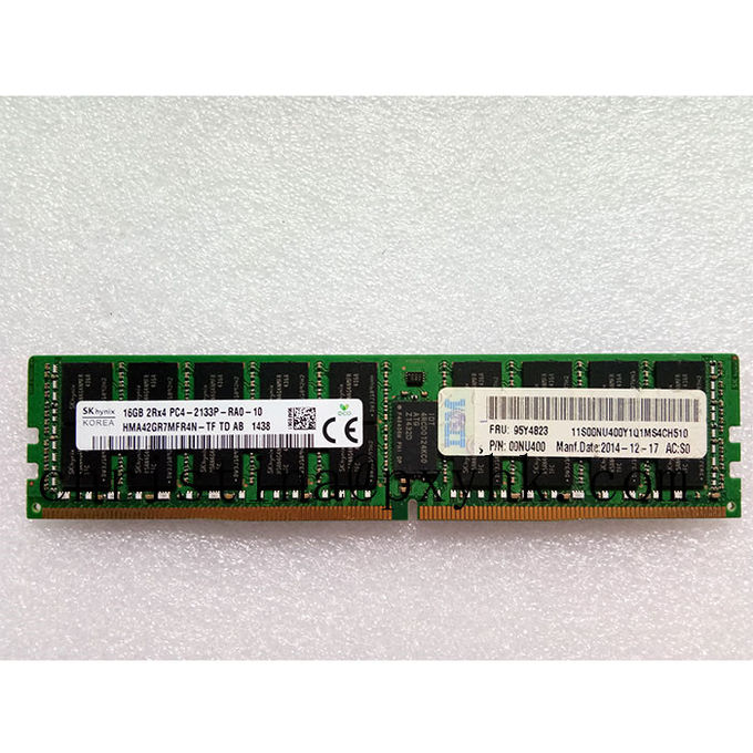 Barra 16G 2RX4 DDR4 2133 de la memoria del servidor de Lenovo 95Y4823 95Y4821 del módulo de la memoria del servidor de IBM