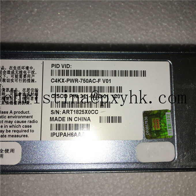 fuente de alimentación del servidor del soporte de estante 750W para el interruptor CISCO C4KX-PWR-750AC-F del catalizador 4500-X
