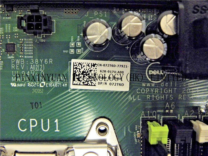 R730 R730xd se doblan placa madre del servidor del zócalo, servidor 2011-3 DDR4 72T6D de Mainboard
