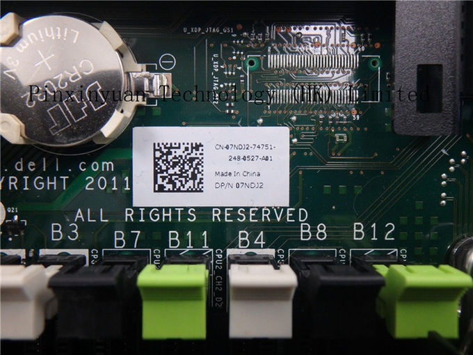 Placa madre LGA2011 del servidor del procesador dual de 7NDJ2 PowerEdge R620 con las canalizaciones verticales 2GB 738M1