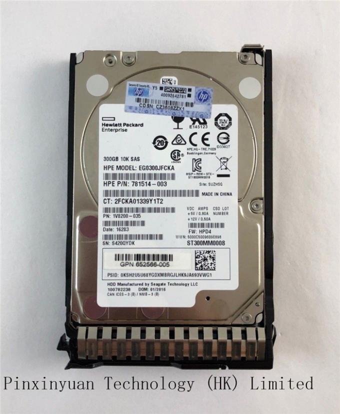 HP 653955-001 300GB 6G SAS 2,5" bandeja HDD del disco duro 693559-001 w de Gen8 652566-001