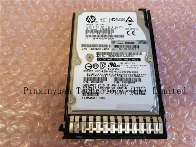 HP 652583-B21 653957-001 600GB 6G SAS 10K RPM SFF 2,5" empresa HDD G8 G9 del SC