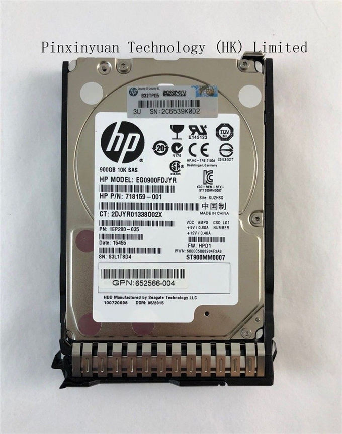 HPE 652589-B21 900GB 10K 6G SAS 2,5" SC ENT 653971-001 de SFF HDD CON TRAY/CADDY