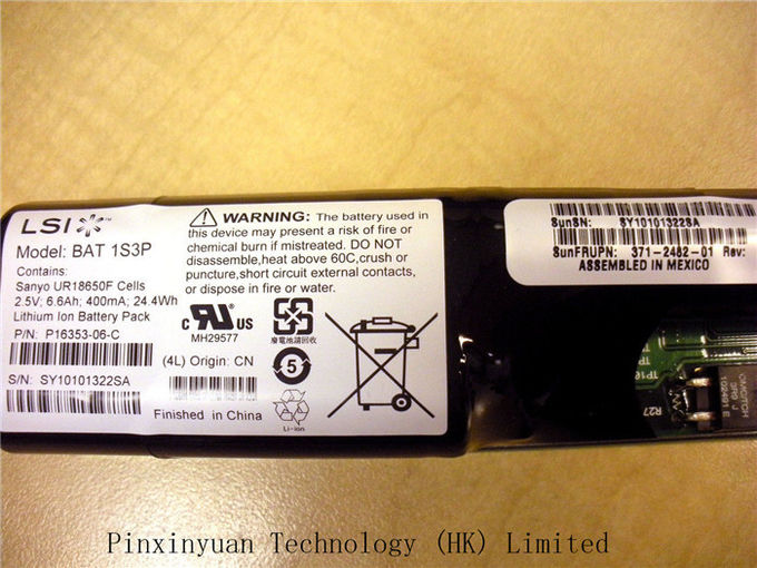 Batería de almacenamiento elegante del regulador para Sun Storagetek 2510/2530/2540 371-2482 2.5V 6.5Ah 400Ma