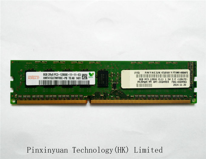 00D4968 PARA el módulo de la memoria del servidor de IBM, ECC 1600MHz LP RDIMM cc de la memoria 2Rx4 1.5V PC3-12800 DDR3 del servidor 16gb
